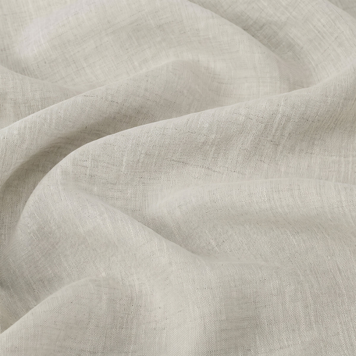 Pale oatmeal washed linen bedding set, third product photograph
