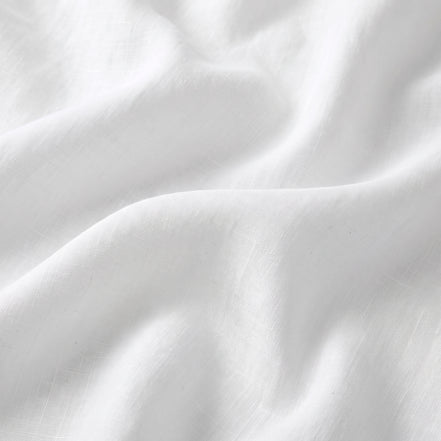 Warm white washed linen bedding set, second product photograph